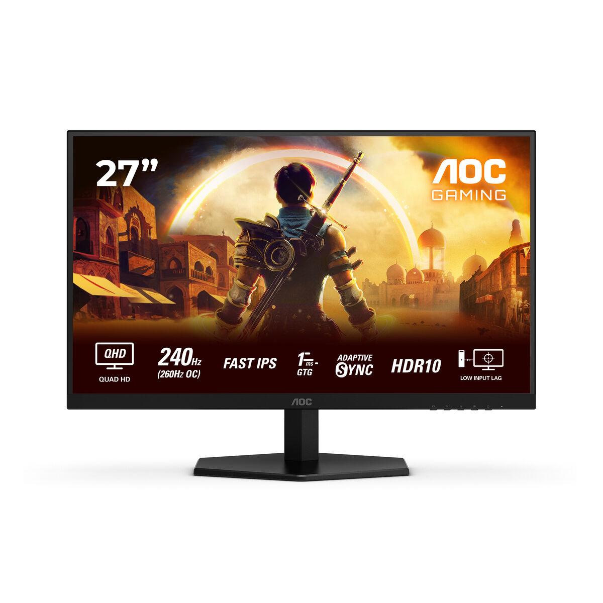 Aoc Q27g42ze Qhd Gaming Skærm 240 Fast Ips