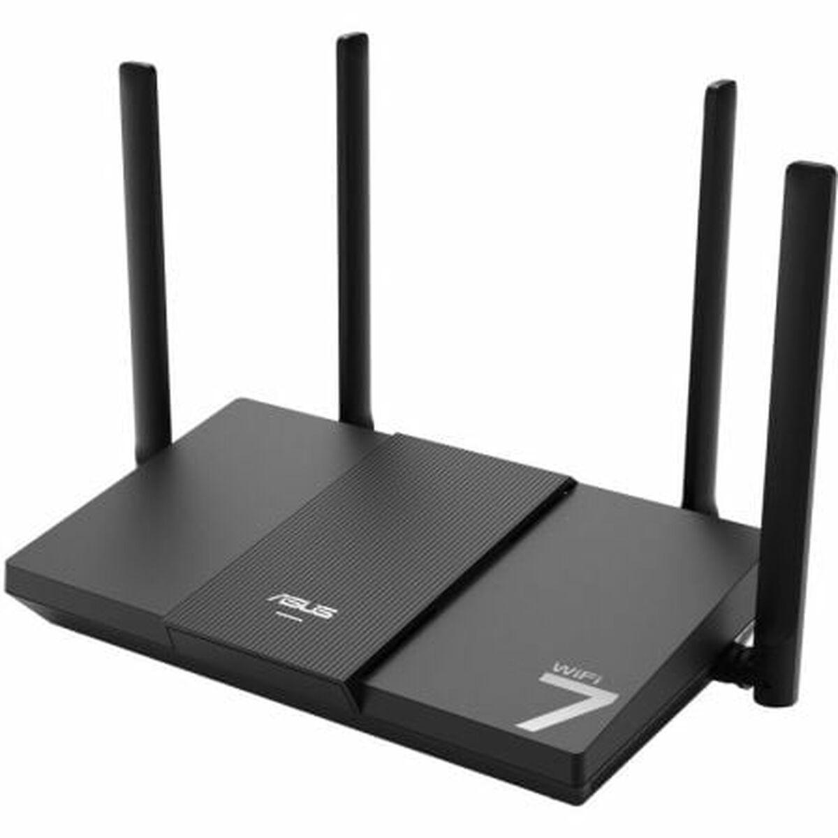 Asus Be50 Wifi Router Sort Rj45 Ethernet Lan