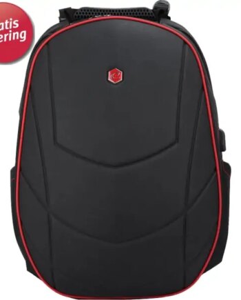 Bestlife Assailant  Gaming Backpack Sort Rød
