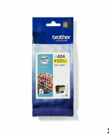 Blækpatron Brother Lc424 Gul Dcp J1200w Pak