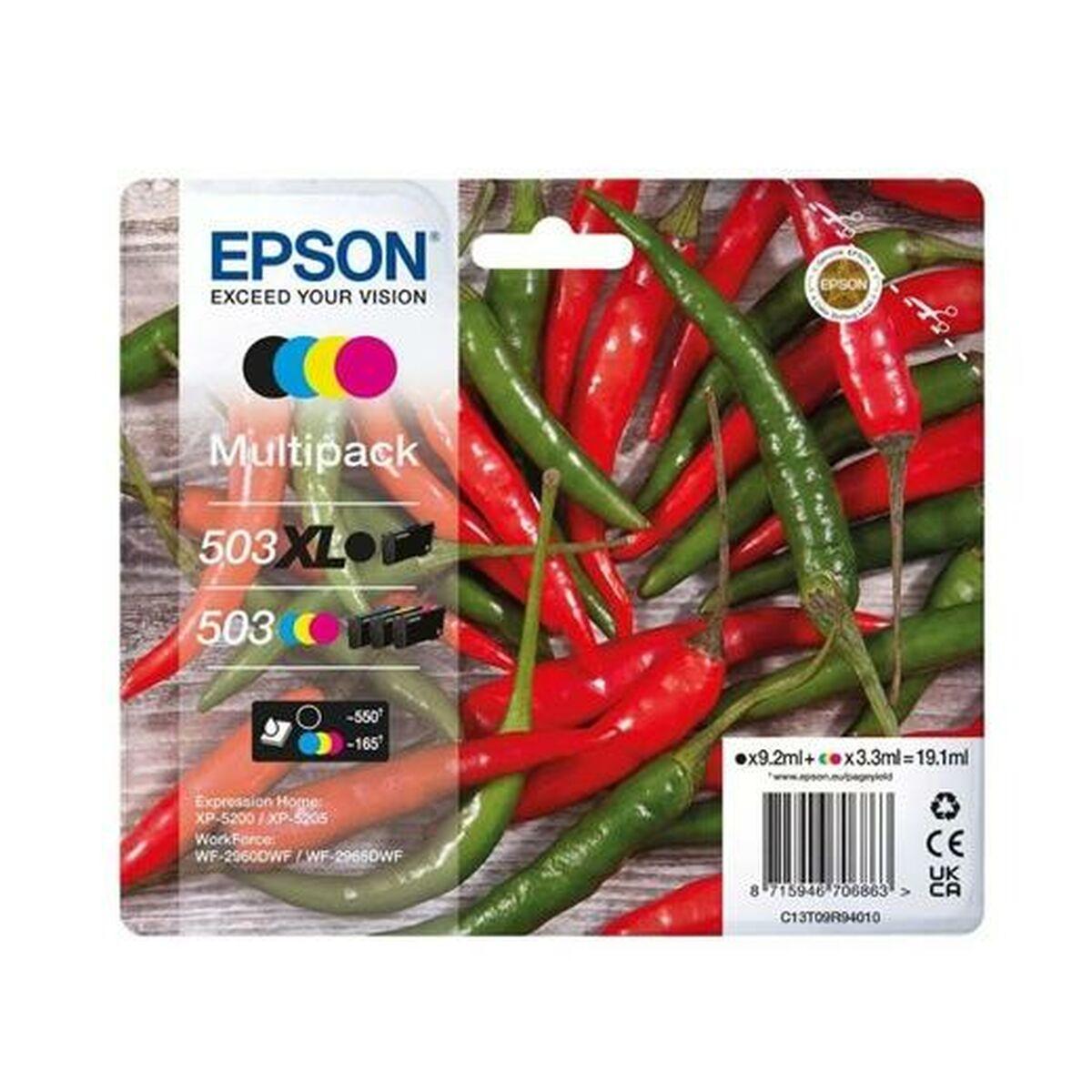 Blækpatron Epson 503xl Multipack Original Farver