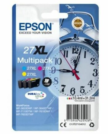 Blækpatron Multipack Epson 27xl Cyan Magenta Gul Original