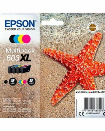 Blækpatron Multipack Epson 603xl Sort  Farver