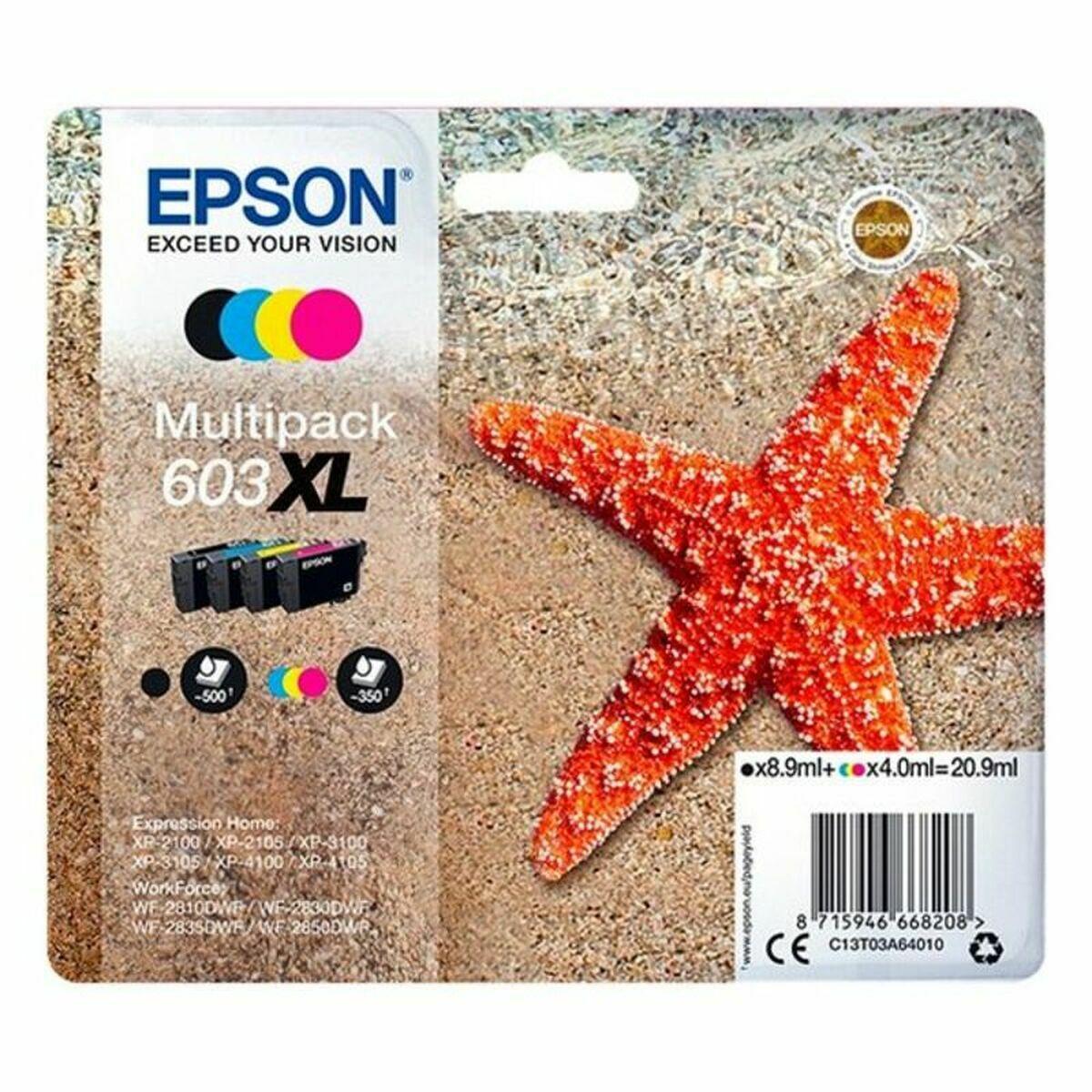 Blækpatron Multipack Epson 603xl Sort Farver