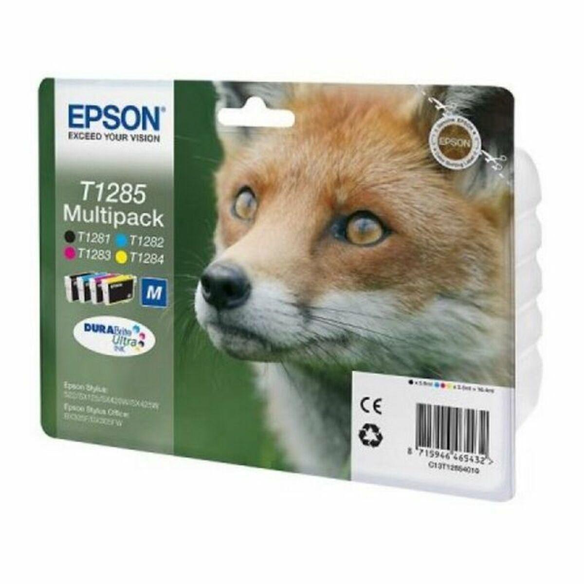 Blækpatron Multipack Epson T1285 Sort Cyan Magenta Gul