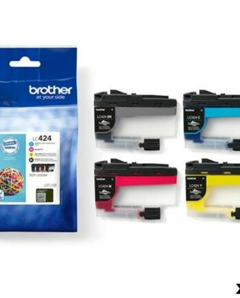 Blækpatroner Brother Lc424 Pak Sort Cyan Magenta Gul