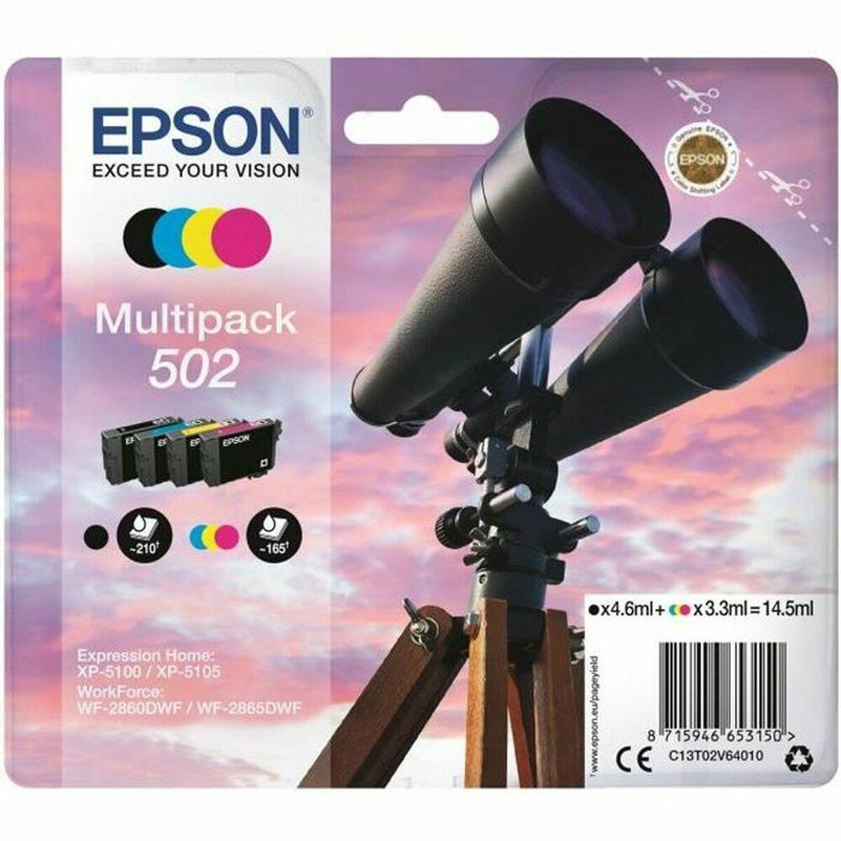 Blækpatroner Til Printer Epson 502 Multipack Original Multifarvet