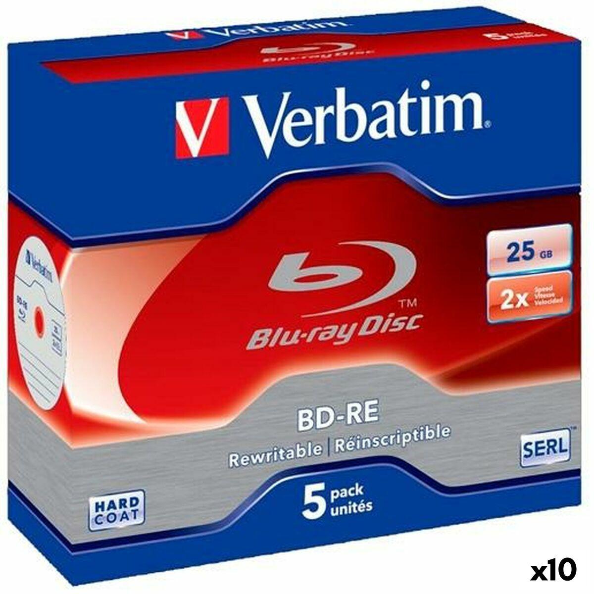 Blu Ray Verbatim Pack X10