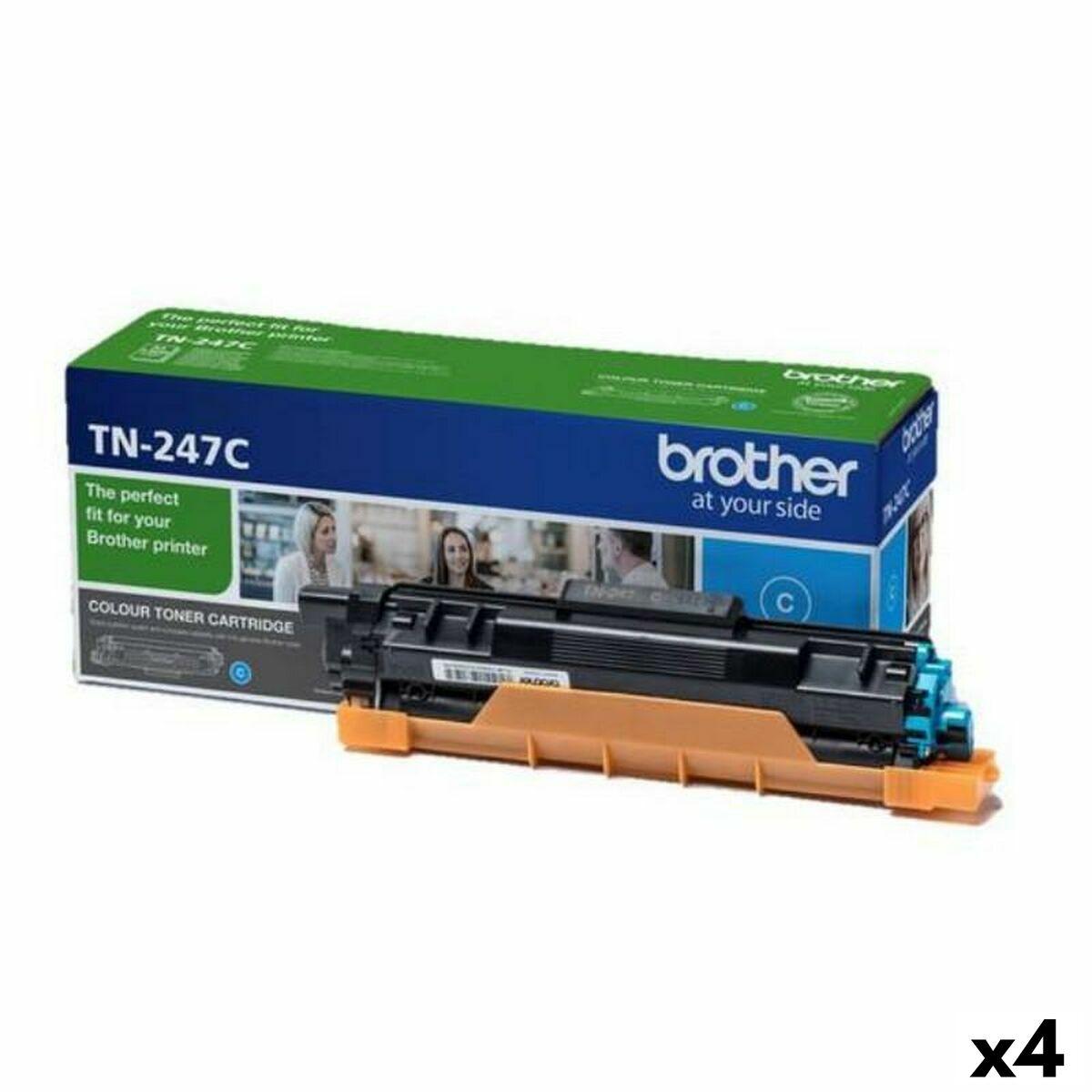 Brother 247c Cyan Toner Pakke Med