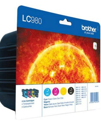Brother Lc980val Multipack Blækpatroner Sort Cyan Magenta Gul
