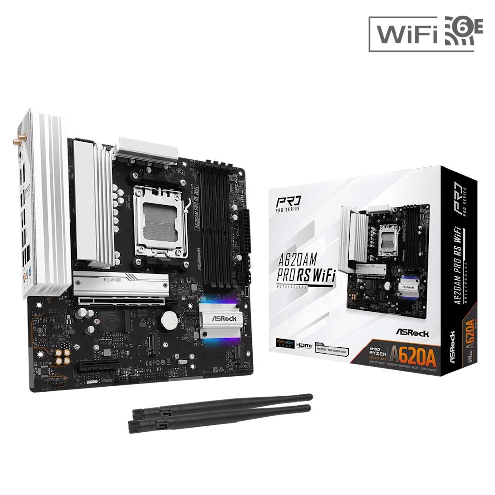 Bundkort Asrock A620am Pro Wifi Matx Am5