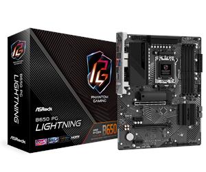 Bundkort Asrock B650 Lightning Amd Am5 Ddr5 Atx