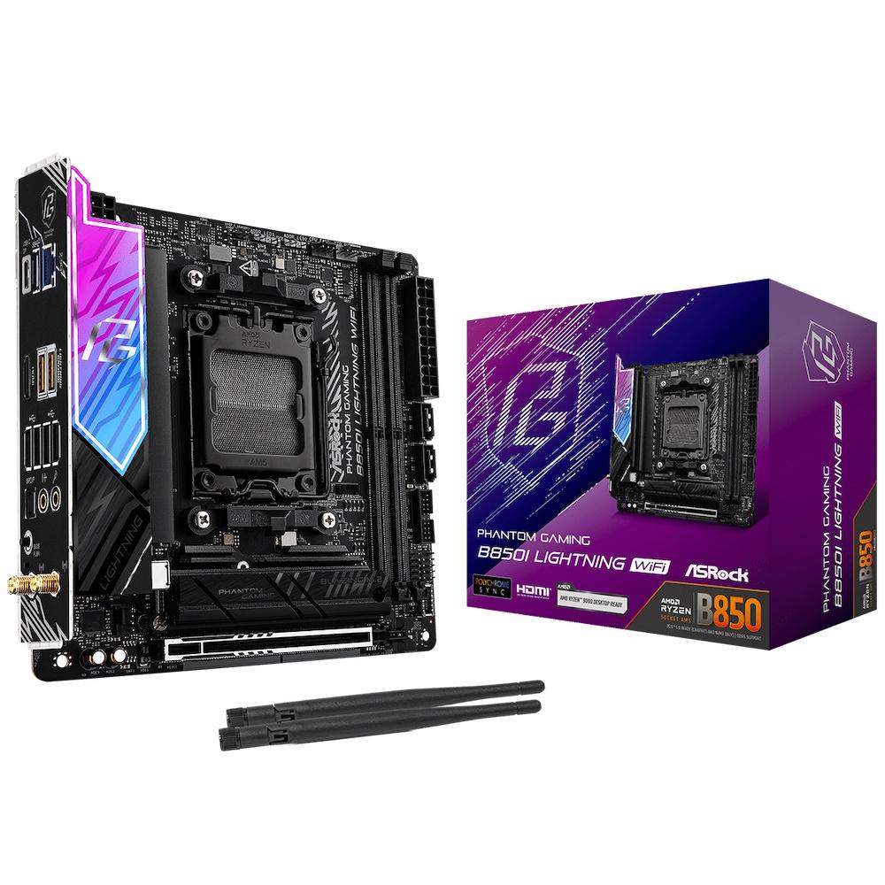 Bundkort Asrock B850i Lightning Wifi Mitx Am5