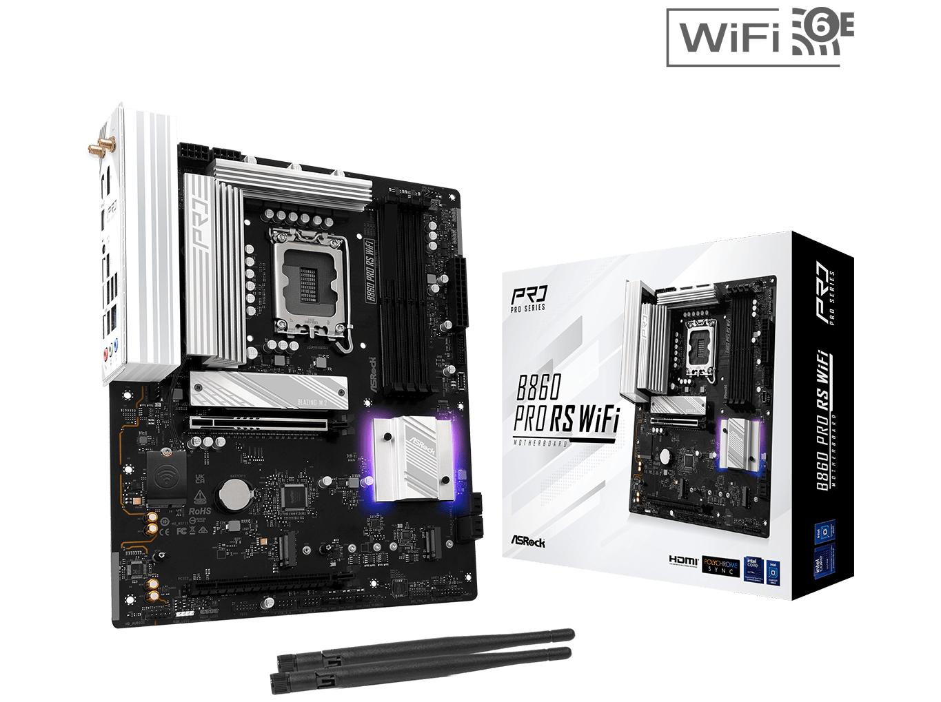 Bundkort Asrock B860 Pro Wifi Atx Lga1851 Intel B860