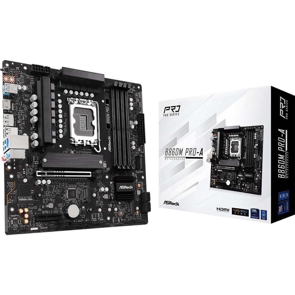 Bundkort Asrock B860m Pro Matx Ddr5 Lga1851