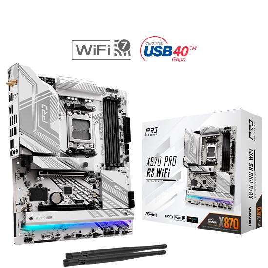 Bundkort Asrock X870 Pro Wifi Atx Am5 Ddr5