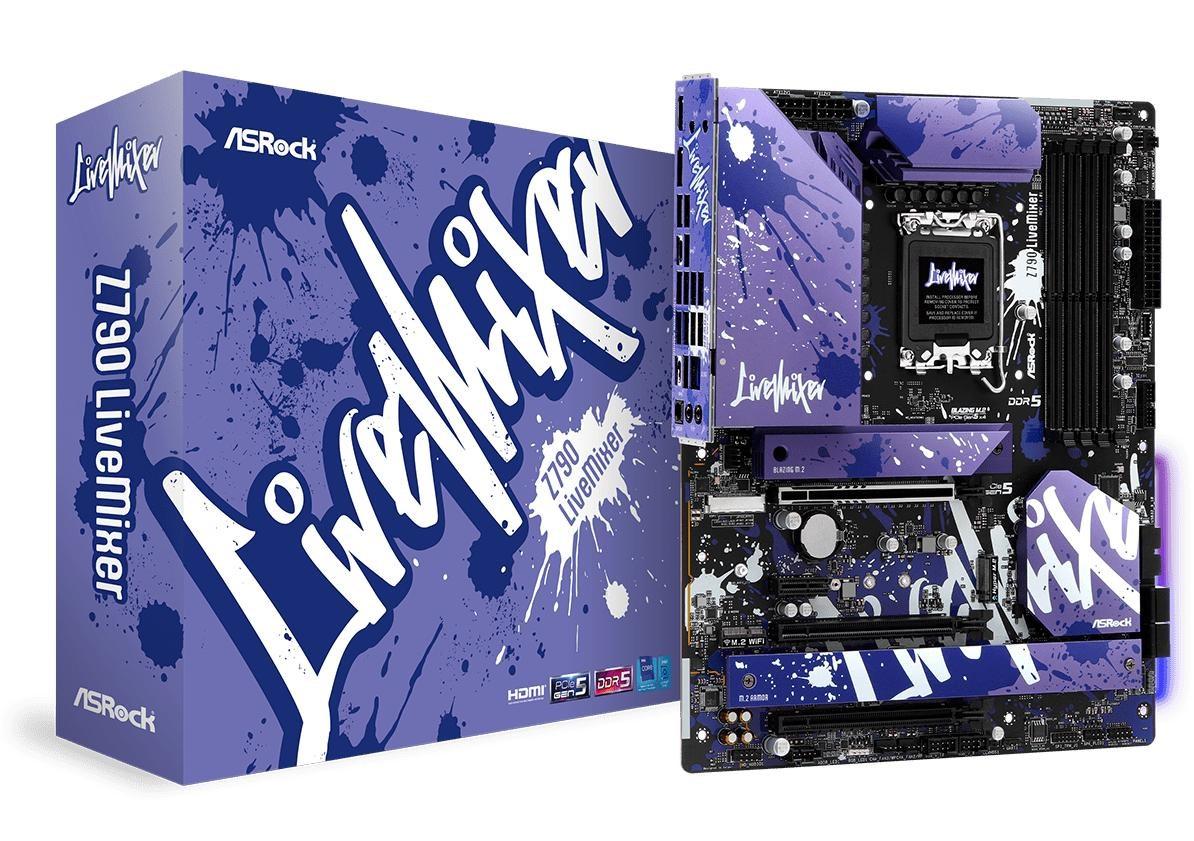 Bundkort Asrock Z790 Livemixer Intel Lga 1700 Atx