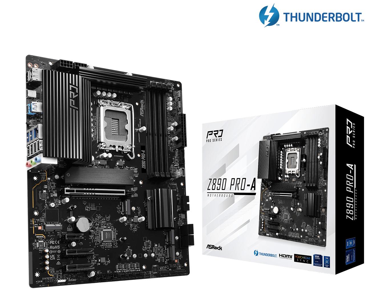Bundkort Asrock Z890 Pro Atx Lga 1851 Intel Z890