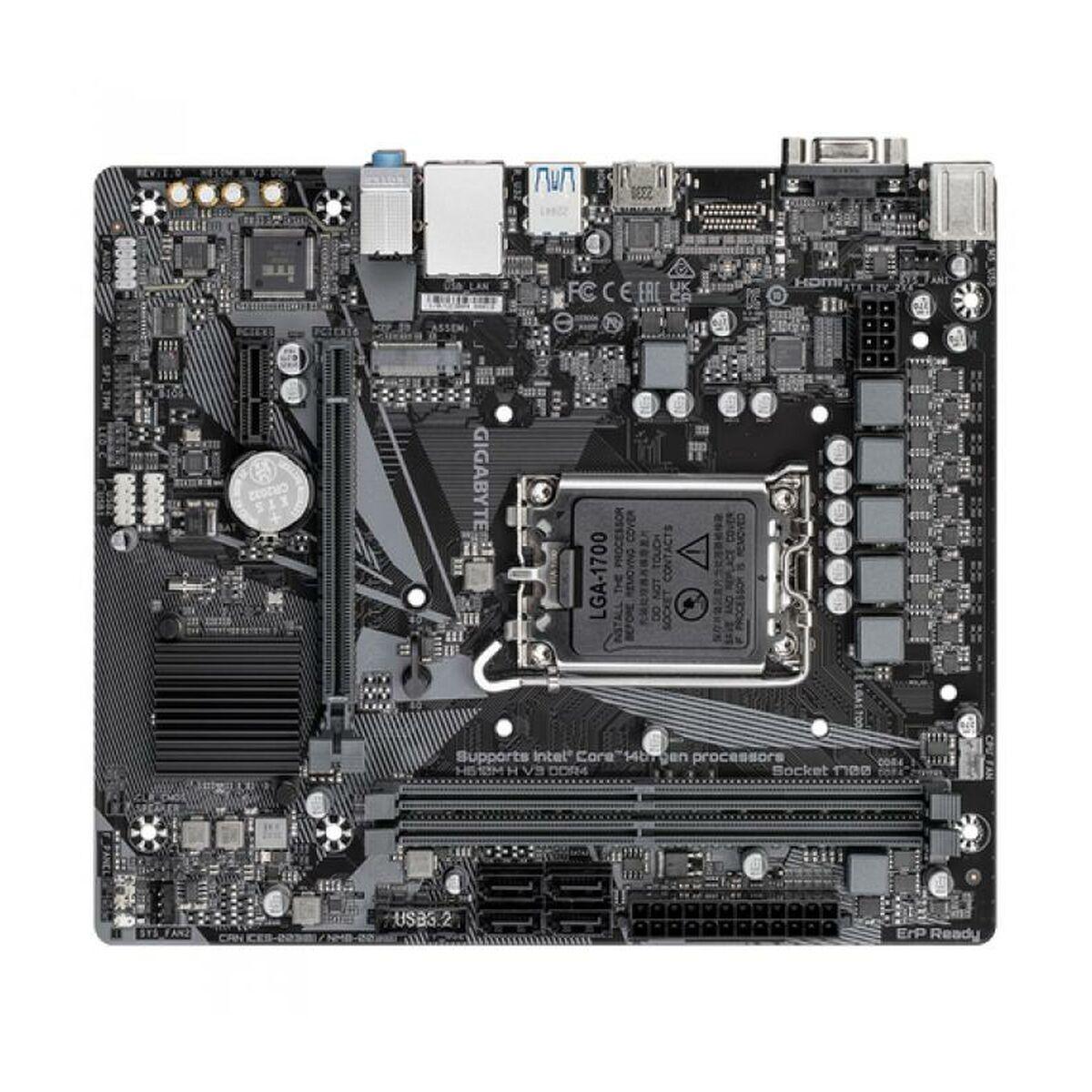 Bundkort Gigabyte H610m Ddr4 Lga 1700 Matx