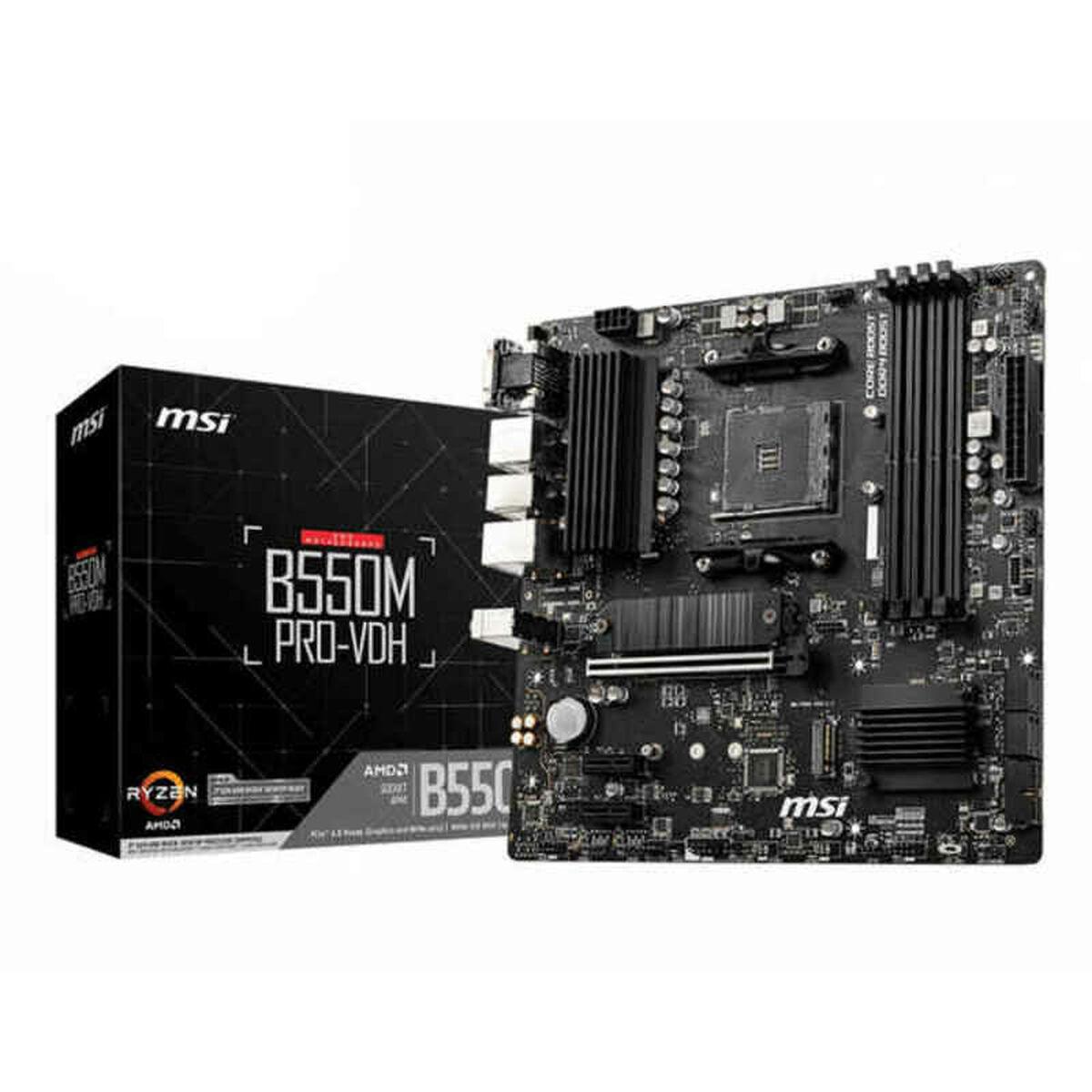 Bundkort Msi B550m Pro Vdh Matx Am4