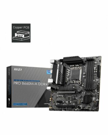 Bundkort Msi Pro H610m Ddr4 Lga1700 Matx