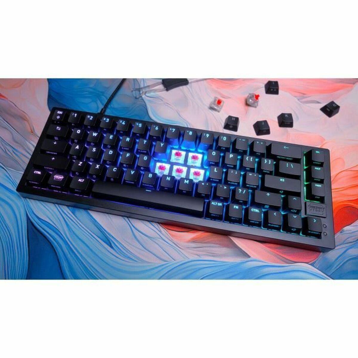 Cherry Cxk5v2rgbcptblackrfr Tastatur Mus Gaming Sæt