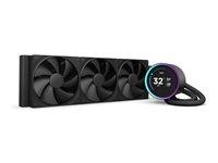 Cpu Vandkøler Nzxt Kraken Elite 360 360 Sort