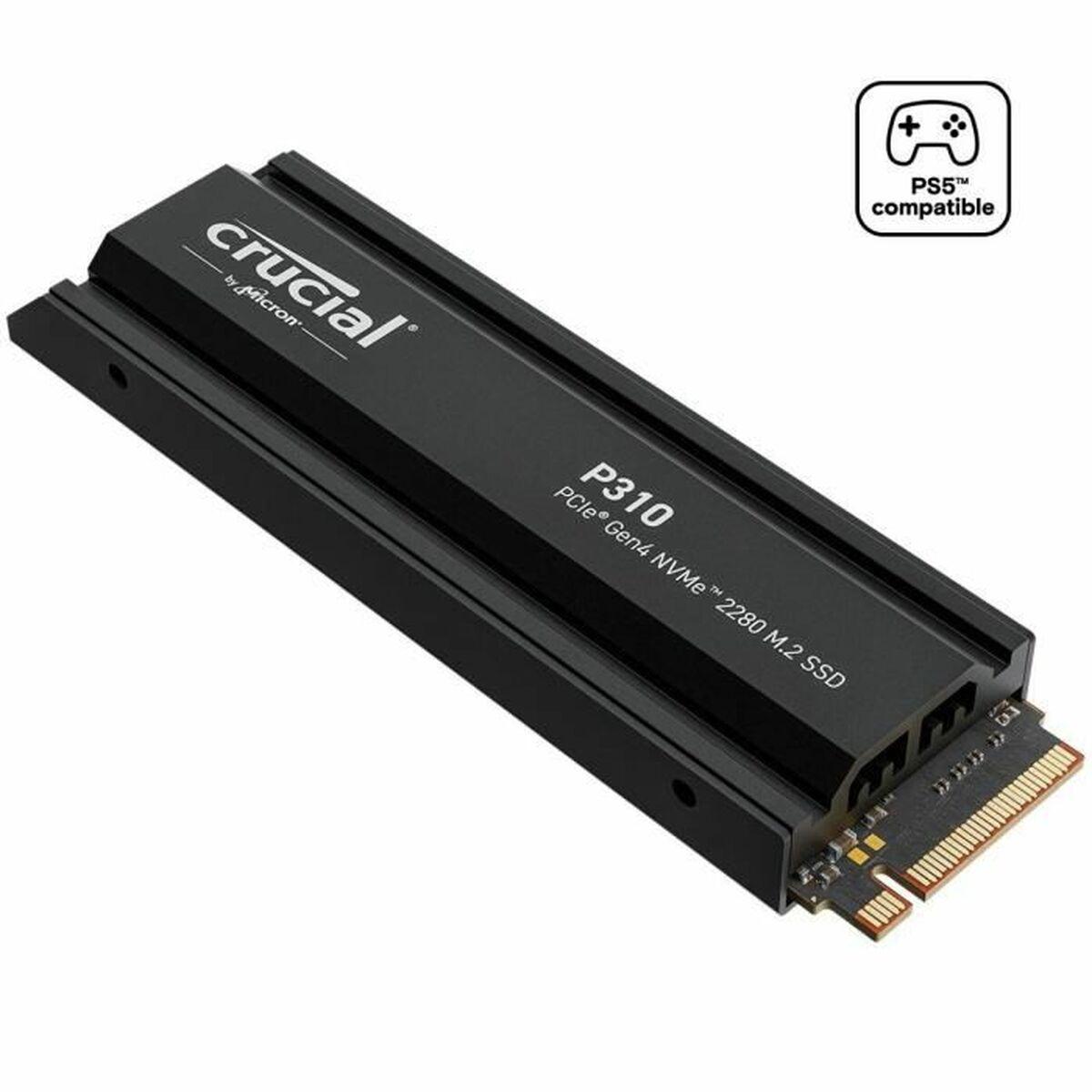 Crucial P310 Nvme Ssd Pcie Med Køler