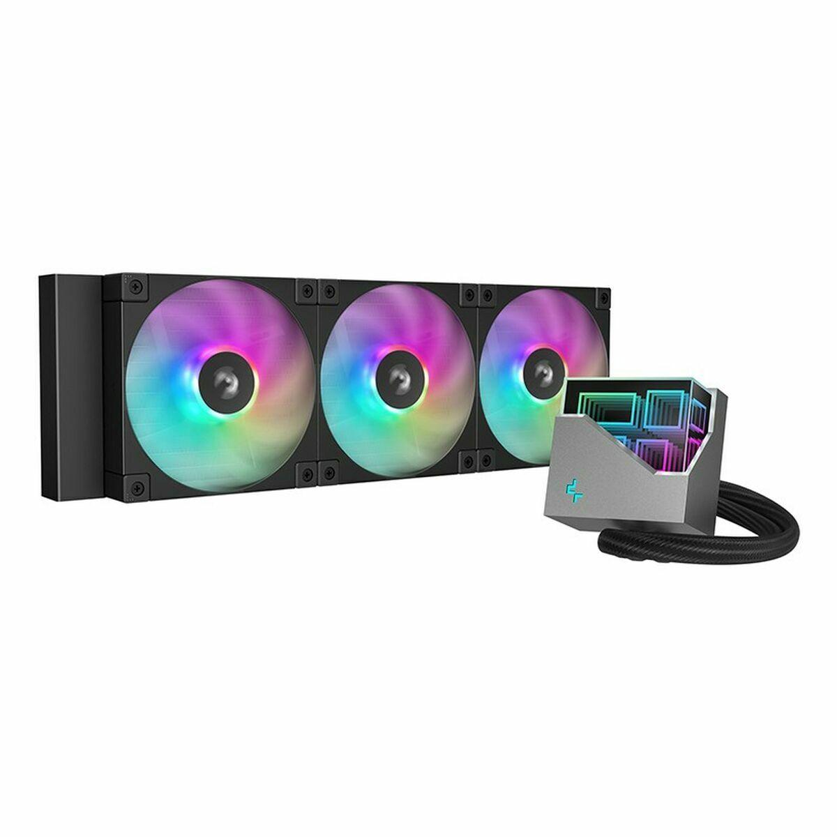 Deepcool Lt360 Væskekøler 360 Argb Sort
