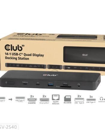 Dockingstation Usb Club   Quad Display