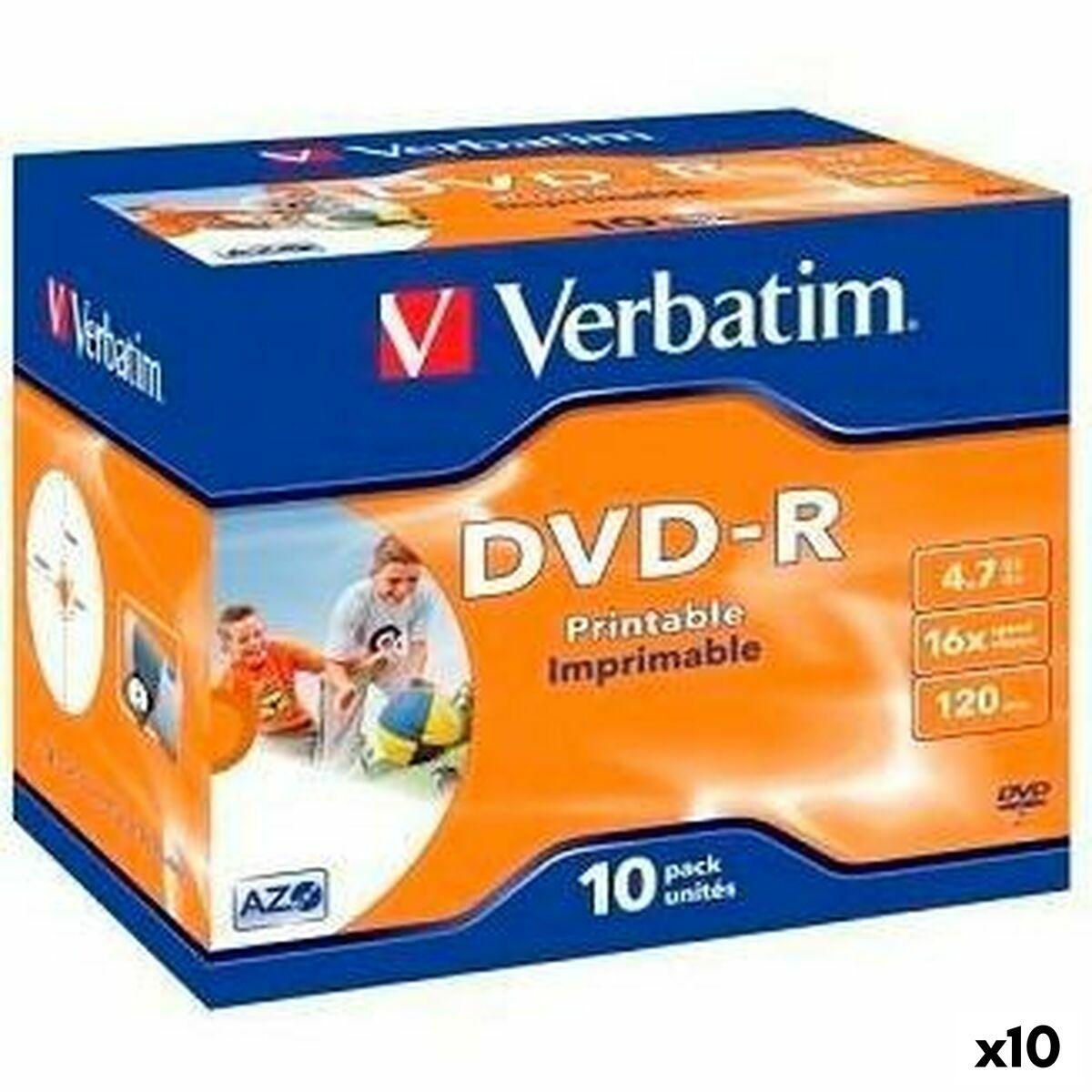 Dvd Skiver Verbatim 16x Stk