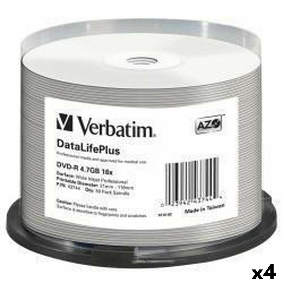 Dvd Verbatim Datalifeplus 16x Spindel Stk Pakker