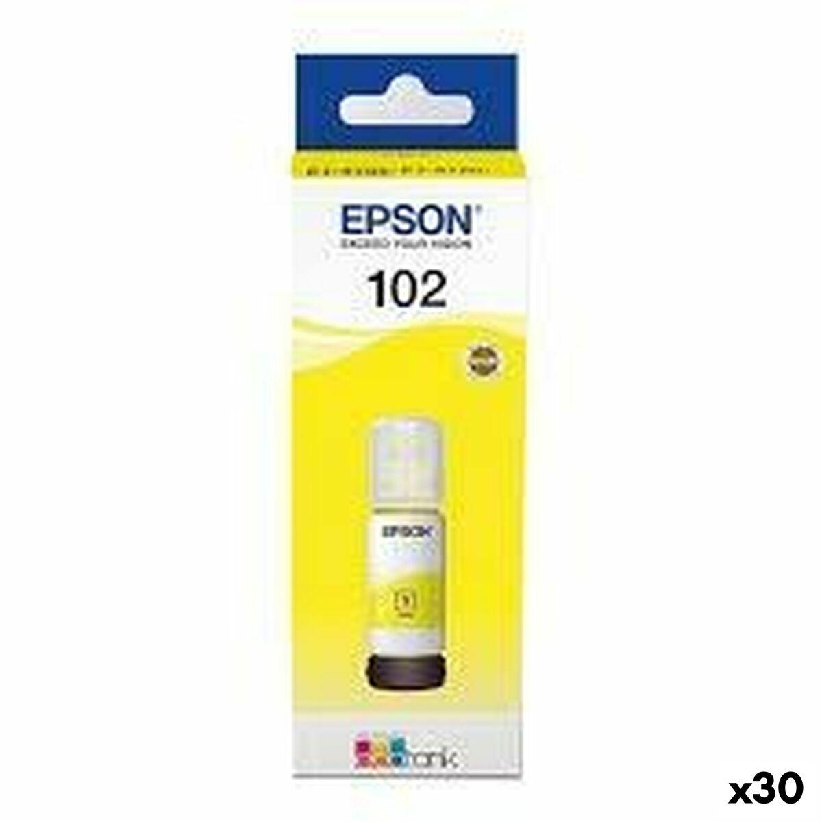 Epson 102 Gul Genopfyldningsblæk Til Ecotank Serien