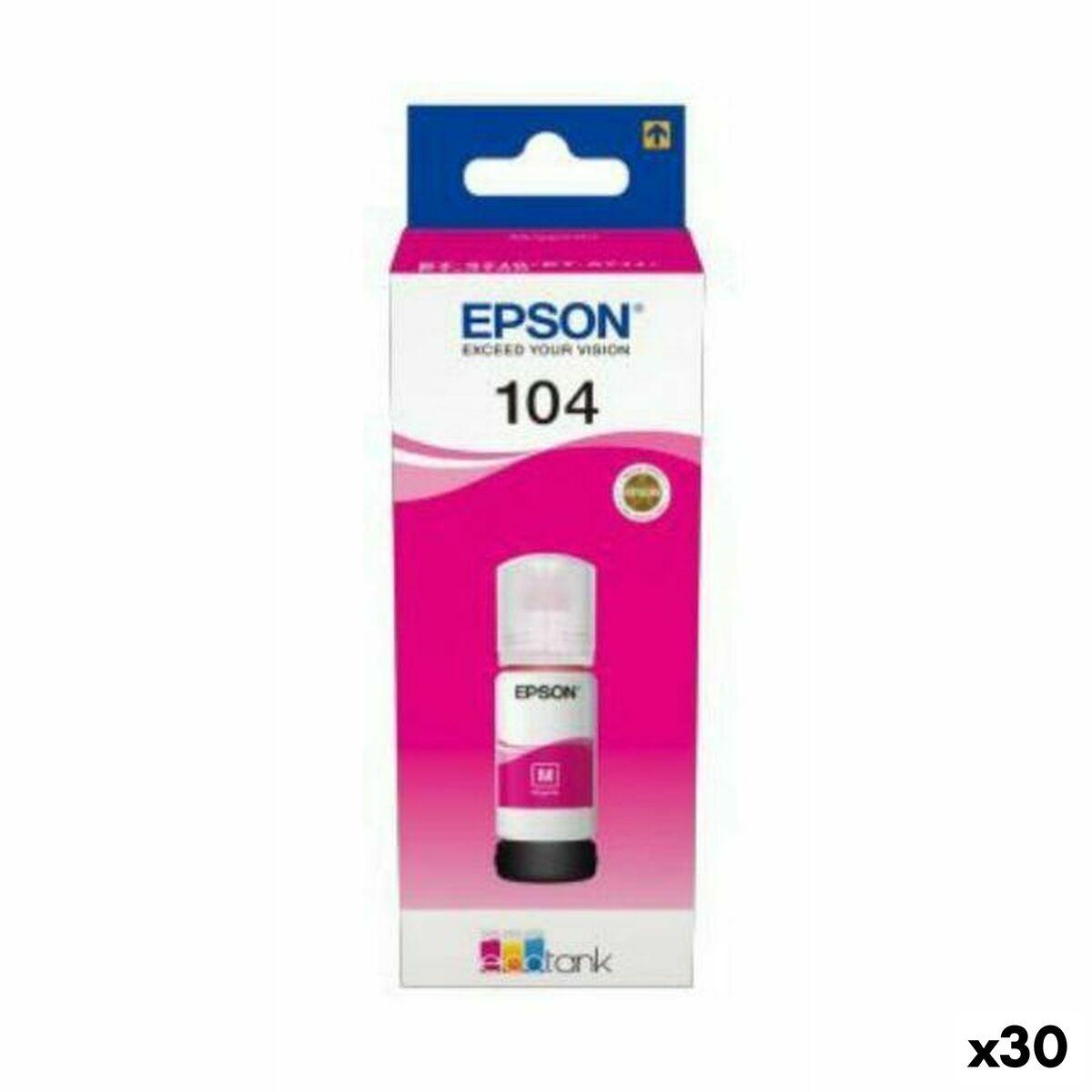 Epson 104 Magenta Original Genopfyldningsblæk Til Ecotank