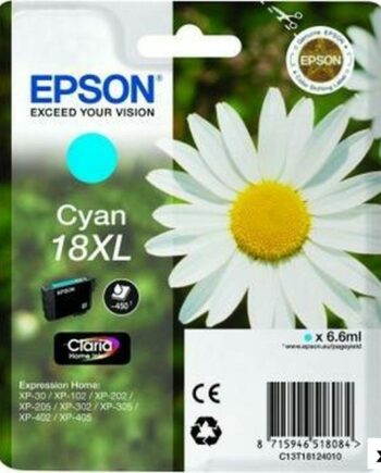 Epson 18xl Cyan Original Blækpatron Pak