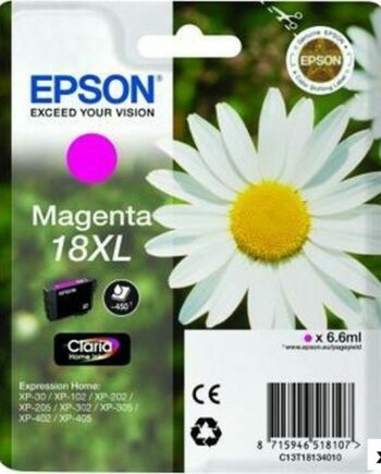 Epson 18xl Magenta Original Blækpatron Pakke Med