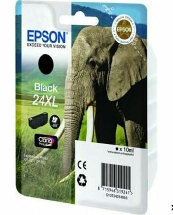 Epson 24xl Sort Original Blækpatron Pakke Med