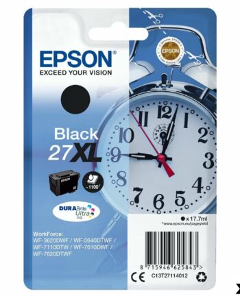 Epson 27xl Sort Blækpatron Original Pakke Med