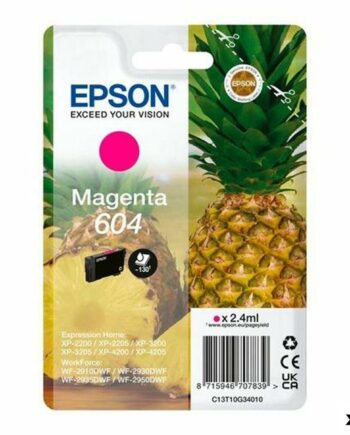 Epson 604 Blækpatron Sort  Magenta Original Stk