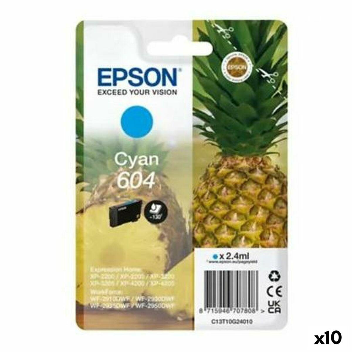 Epson 604 Cyan Original Blækpatron Pakke Med Til 2200 2910dwf