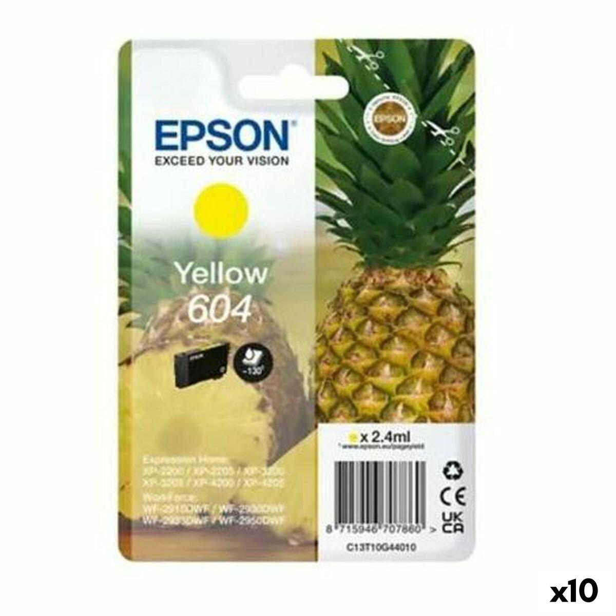 Epson 604 Gul Sort Original Blækpatron Stk