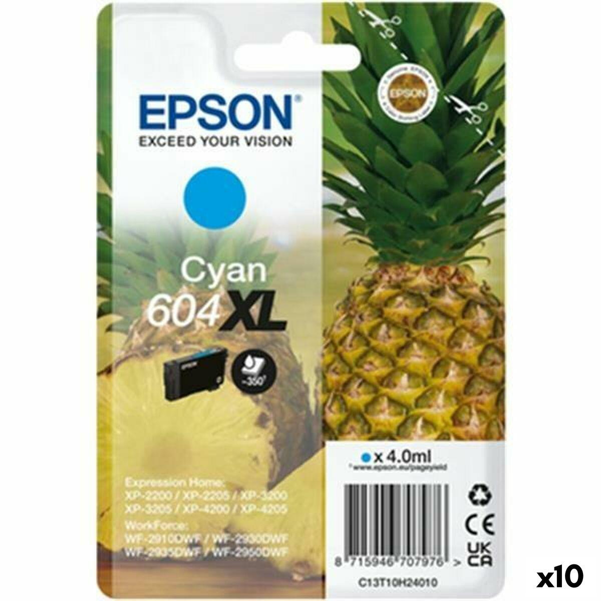 Epson 604xl Cyan Original Blækpatron Pak Til 2200 2910dwf