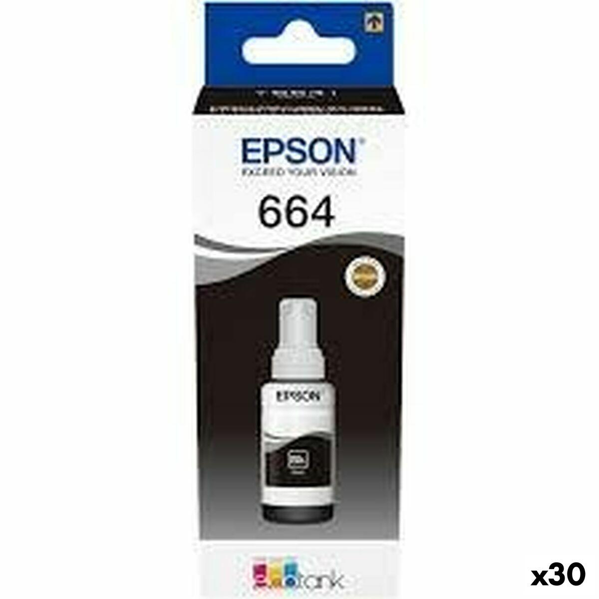 Epson 664 Genopfyldningsblæk Sort
