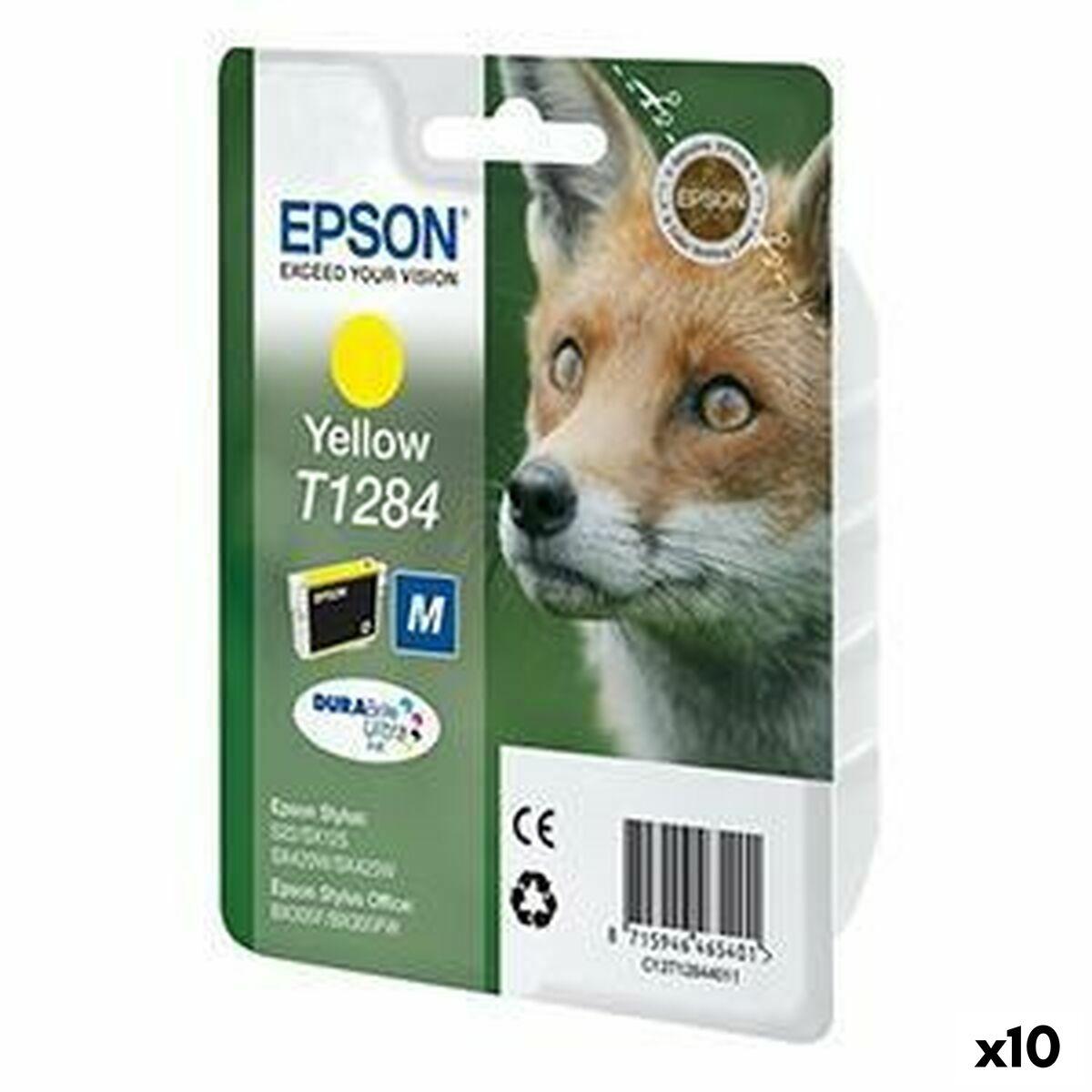 Epson Original Blækpatron Gul T1284 Pakke Med