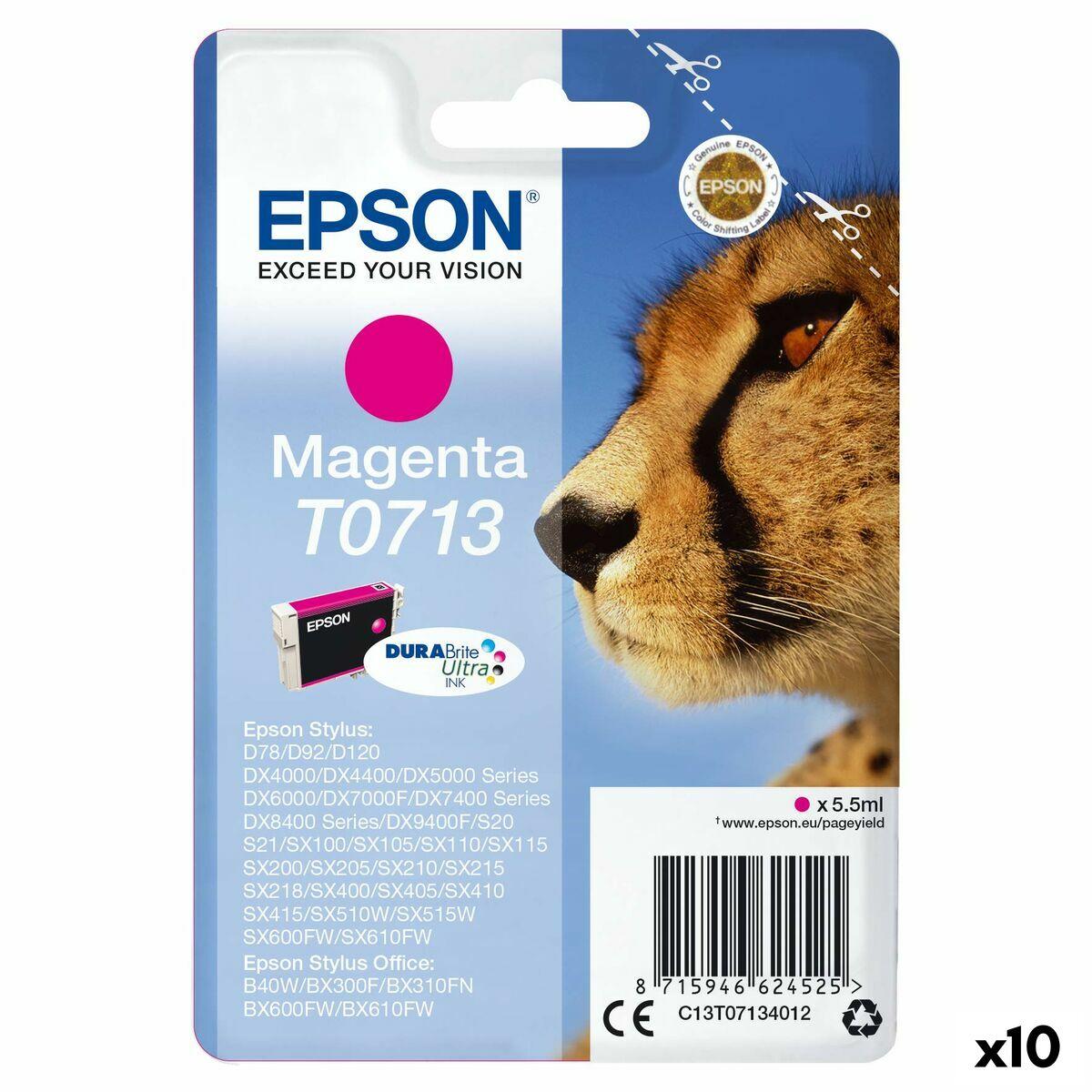 Epson Original Blækpatron T0713 Magenta Pakke Med