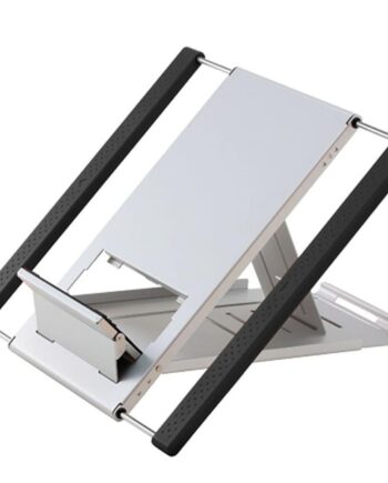 Ergoline Notebookstativ Traveler 25x18x1 Sølvfarvet Sort