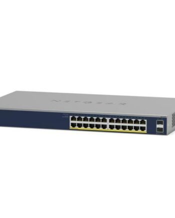 Gigabit Switch Netgear Gs724tpv3 Managed Med Poe Grå