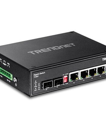 Gigabit Switch Trendnet G62 Porte Sort