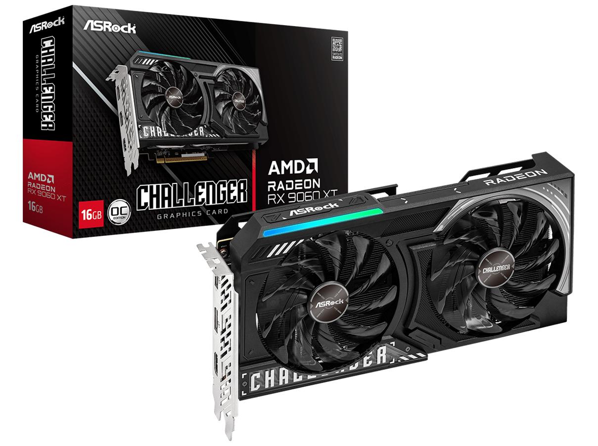 Grafikkort Asrock Radeon 9060 Challenger 16gb
