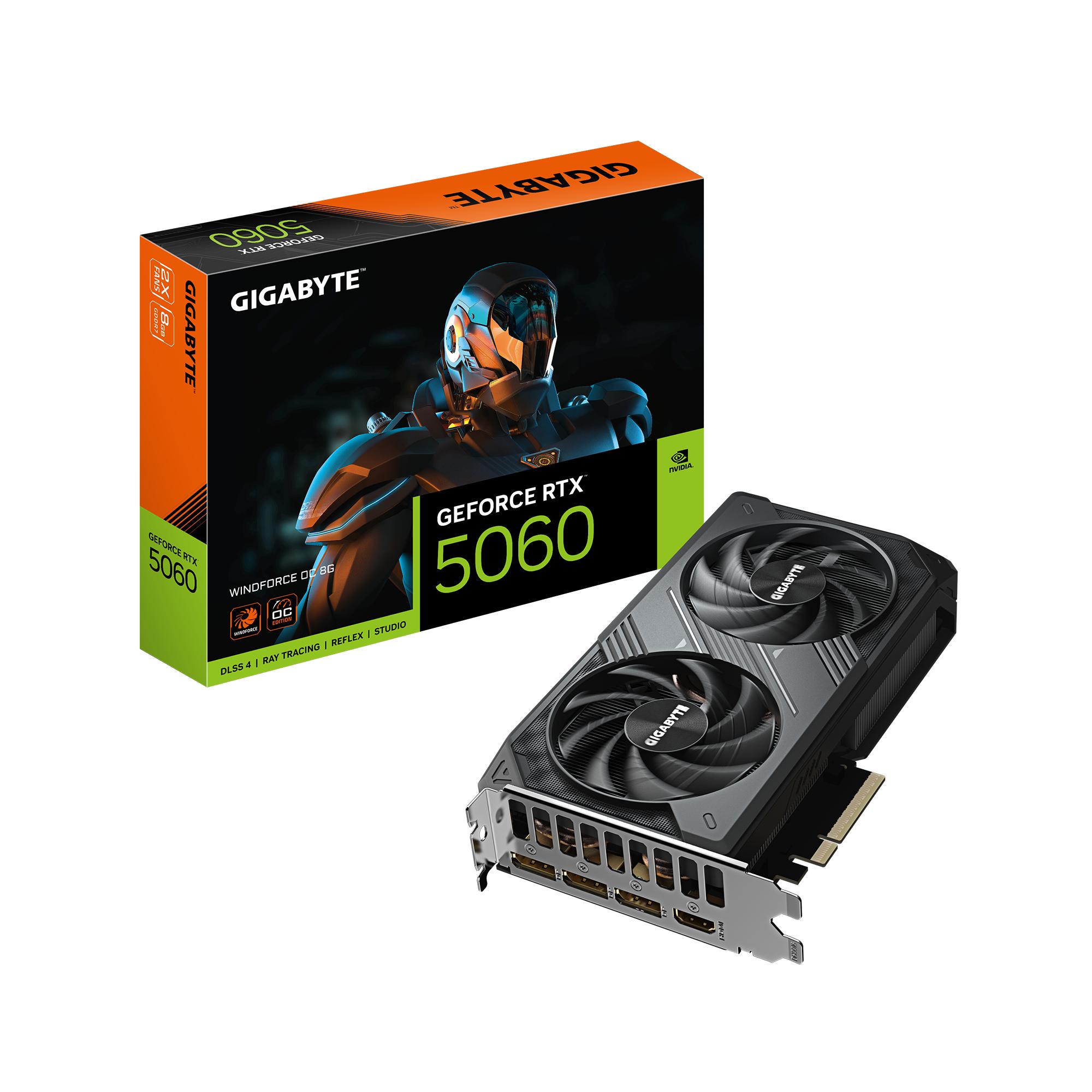 Grafikkort Gigabyte Geforce Rtx 5060 Windforce 8gb